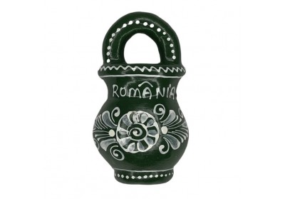 Magnet ceramic jumătate ulcică verde (diverse modele) Magnet ceramic jumătate ulcică verde (diverse modele)